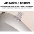 thumbnail image 5 of Inflatable Outdoor Travel Pillow Portable Soft Cushion Nap Bed Pillow,Neck Support Pillow,PVC Flocking Air Pillow Sleep Cushion Head Rest Support for Travel Office Hiking Beach Car Plane, 5 of 8