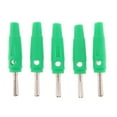 thumbnail image 2 of Tachiuwa 5Pieces 4mm Wire Audio Speaker Cable Banana Plug Connectors Adapter green, 2 of 7