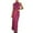Hot Pink, variant on Women’s Satin Cowl Neck Halter Top & Flowy Maxi Skirt 2-Piece Set, Formal Cocktail Party Dress, Black/White/Pink/Green/Red/Hot Pink/Coffee/Purple, S,M,L,XL