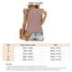 thumbnail image 2 of Blusas de manga corta, blusa de verano con cuello redondo, sin mangas, con ojales y mangas cortas Blusa fruncida con mangas cortas Optimizada para la excelencia, 2 of 2