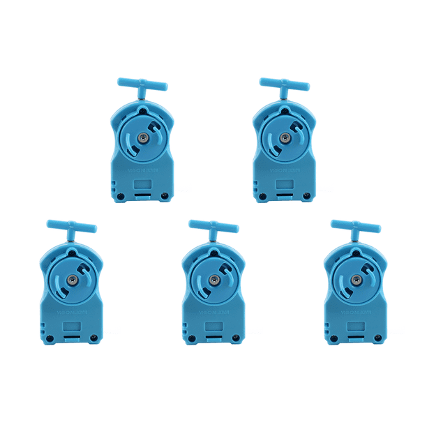 Launcher Toy Plastic Burst Starter Portable Gyro Disk Accesorios Negro