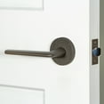 thumbnail image 2 of Viaggio Clomltbrz_Prv_238_Rh Motivo Right Handed Solid Brass Privacy Door Lever Set -, 2 of 7