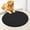 Black, variant on Circle Muddy Rug，Shown on TV – Super Absorbent Microfiber Dog Door Mat for Muddy Paws, Non-Slip Washable Pet Rug, Quick Dry Chenille Entryway Carpet, Machine Washable Indoor Outdoor Mat