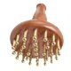 thumbnail image 4 of Cepillo Masajeador Portátil para Cuero Cabelludo Cepillo de Latón y Madera Manual con 29 Dientes Herramienta de Masaje Corporal y Peine de Puntos de, 4 of 9