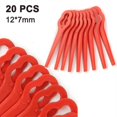 thumbnail image 1 of Color plastic lawn mower garden lawn mower grass cutter plastic cutting blade key gourd-shaped lawn mower knife-Red-20, 1 of 4