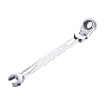 thumbnail image 1 of Unique Bargains 11/32' Flex-Head Ratcheting Combination Wrench SAE 72 Teeth 12 Point Ratchet Box Ended Spanner Tools, 1 of 5