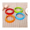 thumbnail image 3 of 14 piezas de molde para hacer panqueques de silicona redondo de siete colores, molde para huevos escalfados, molde para huevos en forma de anillo, como se muestra, 3 of 5