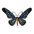 thumbnail image 1 of Femmes Broche Strass Papillon Corsage Broche Clip Broche pour Banquet de Mariage, 1 of 7
