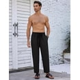 thumbnail image 4 of Pants Casuales Para Hombre Con Cintura Elástica Y Cordón, 4 of 7