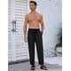 thumbnail image 4 of Pants Casuales Para Hombre Con Cintura Elástica Y Cordón, 4 of 7