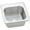 Standard, variant on Elkay Celebrity Stainless Steel 20" x 20" x 10-1/8", Single Bowl Drop-in Laundry Sink