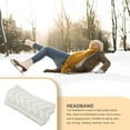 thumbnail image 2 of Bandeau d'Hiver pour Femmes, Élasticité, style Mode, Chaud, Épais, Accessoires pour Cheveux, Blanc, 2 of 6
