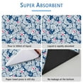 thumbnail image 4 of Washable and Reusable Potty Pads for Indoor Dogs, Thick Absorbent Layer with Leak-Proof Design, Decorative Tropical Leaf Border. (Hawaiian plant patterns, 48" x48"), 4 of 8