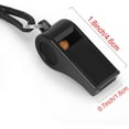 thumbnail image 4 of PrimeCook Shop Sports Whistle with Lanyard, Very Loud Black Whistles Great for Coaches, Referees, Outdoor Sports, 4 of 7