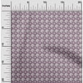 thumbnail image 2 of oneOone Tissu Popeline de Coton Violet Poussiéreux Matériel de Robe Rétro Tissu Imprimé au Mètre 42 Pouces de Large, 2 of 5