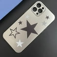 thumbnail image 2 of Compatible with iPhone Case,Matte Cute Electroplated Star Silicone Bumper Camera Lens Protection Soft Shockproof Cover Phone Case (Green,iPhone 11), 2 of 5