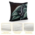 thumbnail image 4 of Orinice Linen Throw Pillow Cover Orange Black and White Butterfly Commonly Known As Small Home Decor Pillowcase  Cushion Cover for Sofa Couch Bed and Car White, 4 of 5