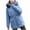 Blue, variant on Women's Parka Coat Waterproof Mid-Length Thermal Jacket Recycled Polyester Quilted Design for Everyday Commute Urban Outdoor