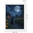 thumbnail image 2 of Diamond Art Kit for Adults, Black Cat Moonlit Night Path Flowers Diamond Painting for Adults Beginners, 5D DIY Diamond Art Painting Kits, Colorful Diamond Painting Craft for Home Decor 12x16, 2 of 7