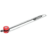 findmall 1 Ton / 2200Lbs Chain Hoist Manual Puller Block Fall Chain 8FT with Hook Red