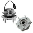 thumbnail image 3 of Detroit Axle - Front 4pc Wheel Bearing Hubs Kit for 2004-2012 Chevrolet Malibu, 2005-2010 Pontiac G6, 2007-2009 Saturn Aura, 2 Wheel Bearing & Hubs 2 Outer Tie Rod Ends 2006 2008 2011 Replacement, 3 of 7