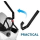 thumbnail image 2 of 2 ganchos para casco de motocicleta, para chaquetas, bolsos, montaje en pared, de acero inoxidable, con tornillos de montaje, 2 of 7