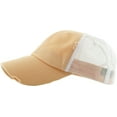 thumbnail image 4 of Ponytail Messy High Bun Adjustable Mesh Trucker Baseball Cap, 4 of 7