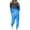 Blue, variant on Aofany Sweat Suits for Women Jogging Suits Loose 2 Piece Sets Gradient Long Sleeve Tops Casual Pants Sweatsuit