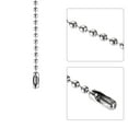 thumbnail image 2 of Unique Bargains Ceiling Fan Pull Chain Light Lighting Accessories Extension Ice Cracked Crystal Ball Pendant Light Blue, 2 of 6