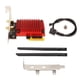 thumbnail image 2 of Tarjeta de red inalámbrica MU MIMO PCIE Adaptador inalámbrico Duan Band Transmisión estable de alta ganancia para computadora, 2 of 8