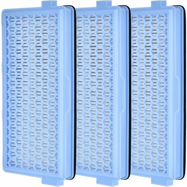 Aryavos Paquete de 3 filtros para Miele Compact C1 C2 Complete C2 C3 S8340 Filtro de repuesto SF-HA 50 HEPA AirClean con carbón activado para las series S4000, S5000, S6000 y S8000