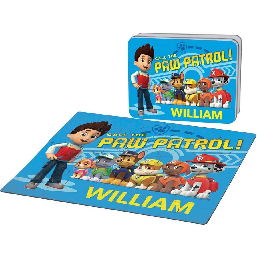 paw patrol personalized book