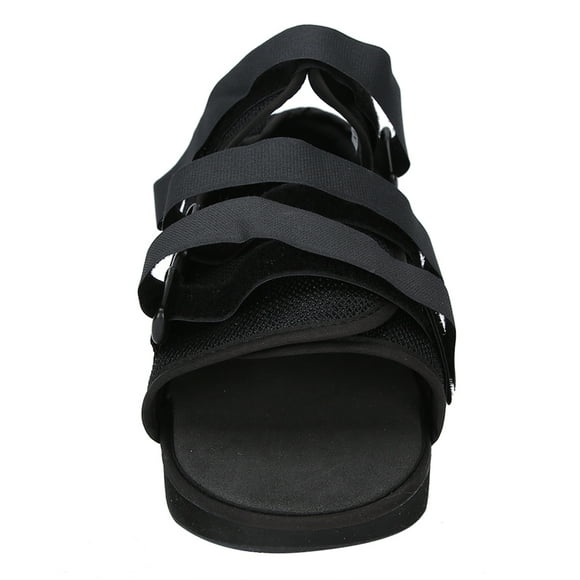 Cast Shoe, Air--Friendly Materials Toe Walking Boot, Semi-Open Stability Injury Surgery For Shoe Foot Black L