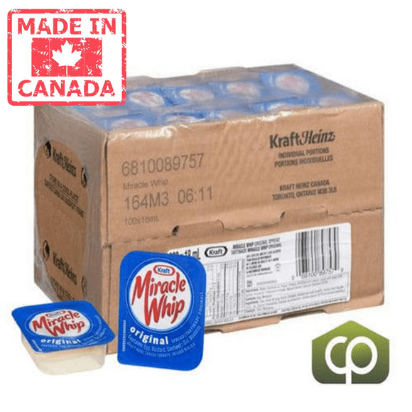 Kraft Dressing Mayonnaise Miracle Whip Portion 0.63 oz (0.04 lbs)