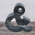 thumbnail image 2 of Creative Home Natural Black Marble Stone Bookend Paper Weight for Office or Home Decoration, 1/2" W x 5-7/8" H, 1-1/2" D, Dark Gray, 2 of 3