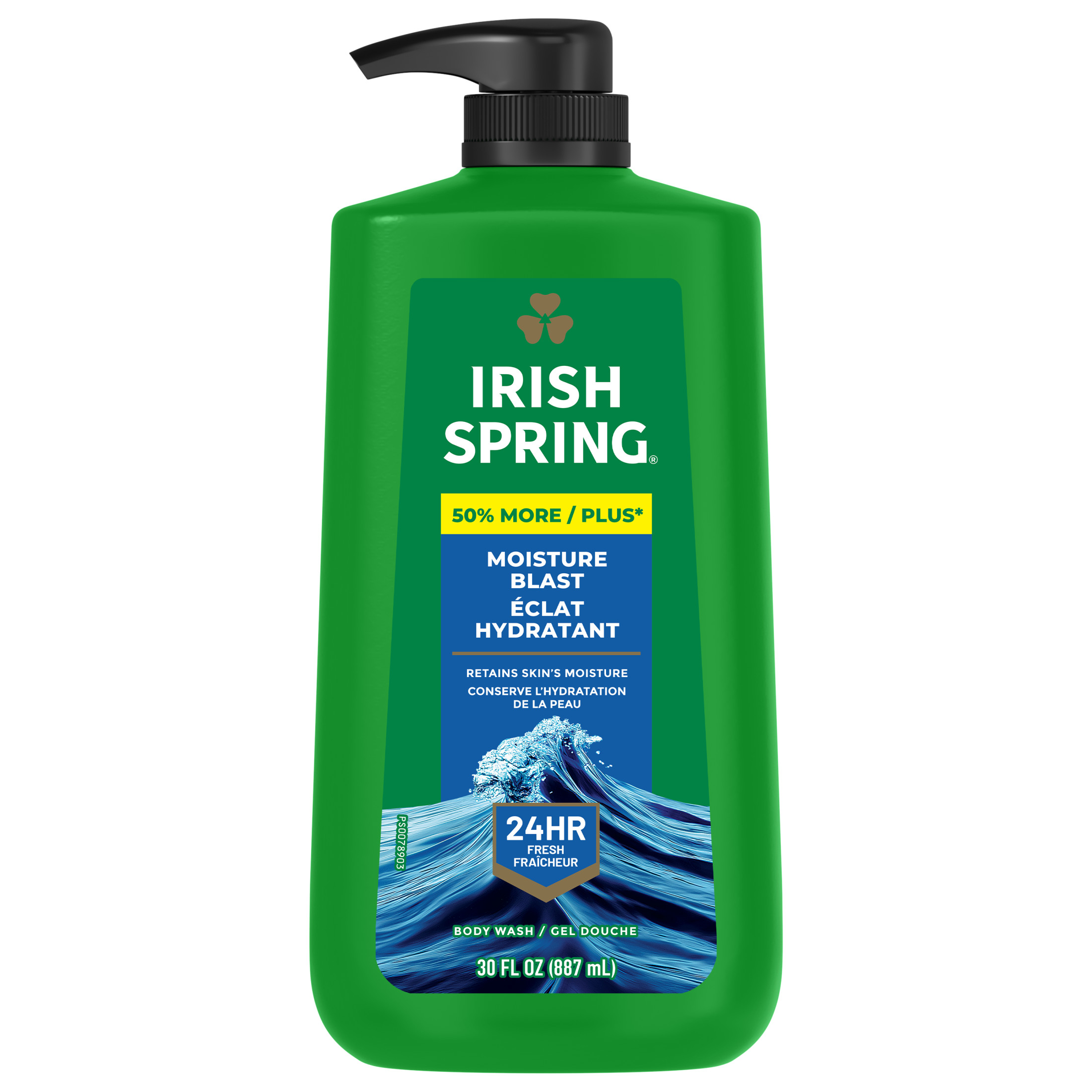 Irish Spring Moisture Blast Body Wash Pump, 30 oz photo 8
