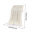 thumbnail image 3 of Partheme 28x55in Embroidered Bath Towel 70x140cm, Soft Anti Fade Highly Absorbent for Bathroom Spa Daily Use, Large Cotton Terry Cloth, A, 3 of 6