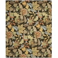 thumbnail image 2 of SAFAVIEH Blossom Lena Floral Flowers Wool Area Rug, Black/Multi, 8' x 10', 2 of 6