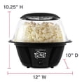 thumbnail image 4 of West Bend 82707B Stir Crazy Hot Oil Popcorn Popper, Popcorn Maker Machine with Large Serving Bowl Lid and Stirring Rod, 6 Qt, Bla, 4 of 8