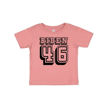 

Inktastic Biden 46 Voting 2020 in White Text Gift Baby Boy or Baby Girl T-Shirt