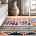 thumbnail image 3 of nuLOOM Tapis Aztec Atzi, 8 Pieds x 10 Pieds, Orange, 3 of 5