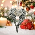 thumbnail image 2 of KCEHTA Angel Wings Christmas Ornaments, Angel Wings Ornaments for Christmas Tree, Memorial Christmas Tree Hanging Ornaments, Christmas Remembrance Ornament for Home Party Decorations, 2 of 7