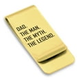 thumbnail image 1 of Stainless Steel Dad the Man Myth Legend Classic Slim Money Clip Credit Card Holder, 1 of 2