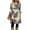 Dark Blue, variant on Women's Floral Print Long Sleeve Dress Casual Round Neck Midi with Pockets for Spring and Fall Daily Wear Green 2XL