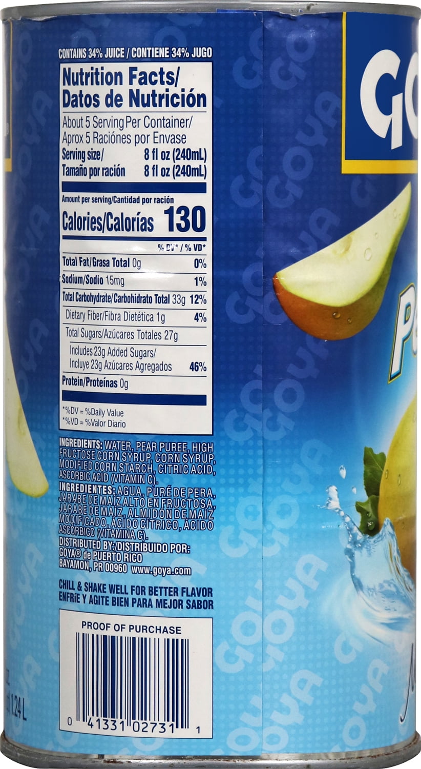 Goya Nectar Pear 42 Oz