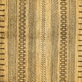 thumbnail image 1 of Ahgly Company Indoor Square Abstract Brown Modern Area Rugs, 6' Square, 1 of 4