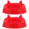 thumbnail image 1 of MLINS 2 Pcs Football Kicking Tee For Practice Ball Holder Tees Footballs Kicking Block Accessories For Adults Kids Coaches Red, 1 of 7