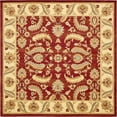 thumbnail image 1 of Unique Loom Voyage Tapis Floral Complexe 10' x 10' Carré Rouge/ivoire, 1 of 1