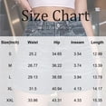 thumbnail image 4 of Jean Shorts for Women Trendy High Waisted Denim Shorts Carpenter Stretchy Summer Casual Mom Cut Off Jeans Shorts with Loose Straight Fit and Dark Blue Color Dark Blue L, 4 of 7