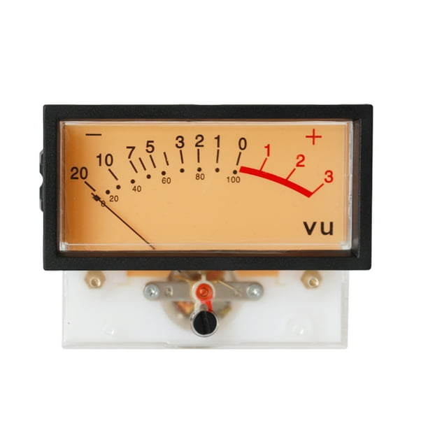 Highprecision VU Ammeter Durable DB Meter Power Discharge Flat Meter
